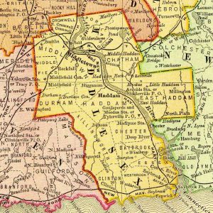 A map of Middlesex County at this time.